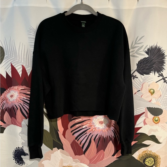 Wild Fable Crop Crew Neck Sweatshirt - Picture 1 of 4